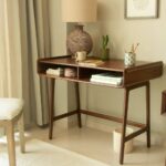 Handcrafted Sheesham Wooden Study Table - Image 2