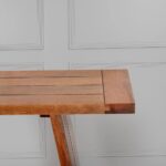 Unique Wooden Cane Console Table - Image 4