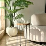 Handcrafted Design Wooden End Table - Image 4