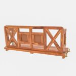 Modern Castle Style Tile Fitted Wooden Handmade Swing for Home [Jhula] - Image 5