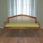 Vintage Style Wooden Glance Handmade Swing for Home (Jhula) - Image 2