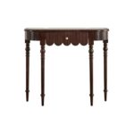 Handcrafted Natural Console Table 1 Drawer - Image 2