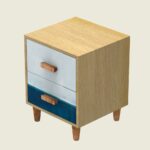 Handcrafted Wooden Bedside Table - Image 4