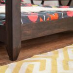 Handcrafted Sheesham Wood Poster Bed - Image 5