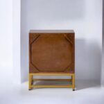 Wooden Cane 2 Drawer Bedside Table - Image 3