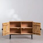 Handcrafted Curved Modern Cabinet - Image 4