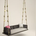 Solid Wood in Pristine White PU with Traditional Silver Finished Brass Chain - Image 8