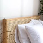 Midori  Joinery Rattan Light Wood Bed - Image 4