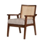 Handcrafted Sheesham Wooden Cane Chair - Image 2