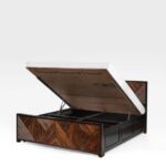 Kara Groove Wood Bed - Image 2