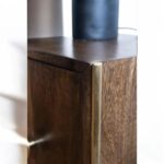 Mango Wooden & Iron Bedside Table - Image 4