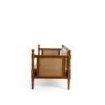 Handcrafted Wooden Three Seater Modern Sofa - Image 4