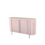 Handcrafted Mango Wood Chest Of Drawer Pink Finish - Image 3