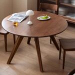 Solid Wood Dining Table round dining table - Image 3