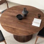 Handmade Retro Round Dining Table dining table - Image 5