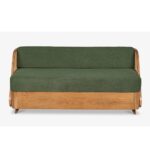 Wooden Cane 3 Seater Sofa - Image 3