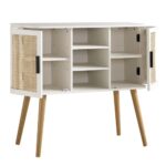 Handcrafted White Console & Sideboard | Mango Wood - Image 4