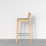 Antique Indian Design Square Barstool - Image 6
