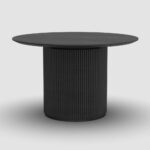 Handmade Mango Wood Round Dining Table - Image 6