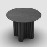 Handmade Mango Wood Round Dining Table - Image 6