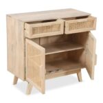 Handcrafted Modern 2 Drawer  With Door Sideboard - Image 4
