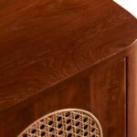 Handcrafted Wooden Tv Cabinet – Natural Finish - Image 4