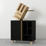 Hand Carved Antique Mango Wood Bar Unit - Image 6