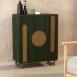 Antique Mango Wood Bar Cabinet - Image 2