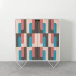 Wooden Artistic Modern Mango Wood Bar Cabinet - Image 4