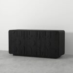 Antique Wooden Artistic Mango Wood In Sideboard - Image 3