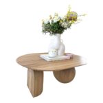Brisa Solid Oak Wood Coffee Table - Image 3