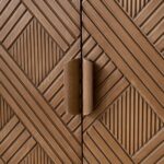 Handcrafted Accent Cabinet with Wood Handles - Image 4