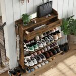Shoe Rack Flip Drawers & Open Shelves - Image 2