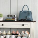 Shoe Rack Storage Cabinet with 2 Flip Drawers - Image 4