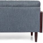 Wooden Artistic Teak Wood 2 Seater Sofa - Image 4