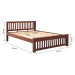 Sheesham Wood King Size Bed - Image 4