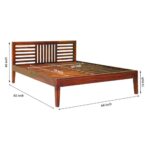 Sheesham Wood King Size Bed - Image 4