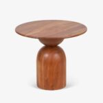 Handcrafted Wooden Design End Table - Image 4