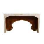 Jodhpuri Wooden Carved Console Table - Image 4