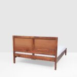 Handcrafted Wooden Headboard Bed Natural Finish - Image 4