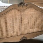 Solid Mango bed with natural finish - Image 5