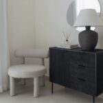 Indian Black 3 Drawers & 1 Door Sideboard - Image 4