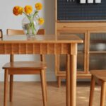 Handcrafted Mango Wood 4 Seater Dining Set - Image 4