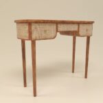 Two Drawer Rattan Cane Console Table - Image 3