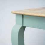 Henley Scalloped Edge Side Table, Light Sand - Image 4