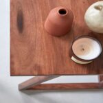 End Table Set - Rustic Teak Finish - Image 2