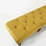 Wooden Artistic Embroidered Bench - Image 3