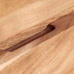 Wooden Bedside Table in Acacia Solid Wood - Image 5