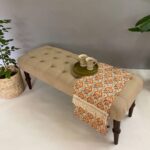 Wooden Artistic Jen Bench - Image 3