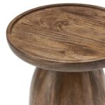 Wooden Handcrafted Unique Side Table - Image 4